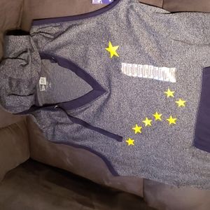 Alaskawear navy blue racer back tanktop with hood size Large